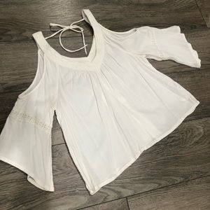 Hollister woven tie back top